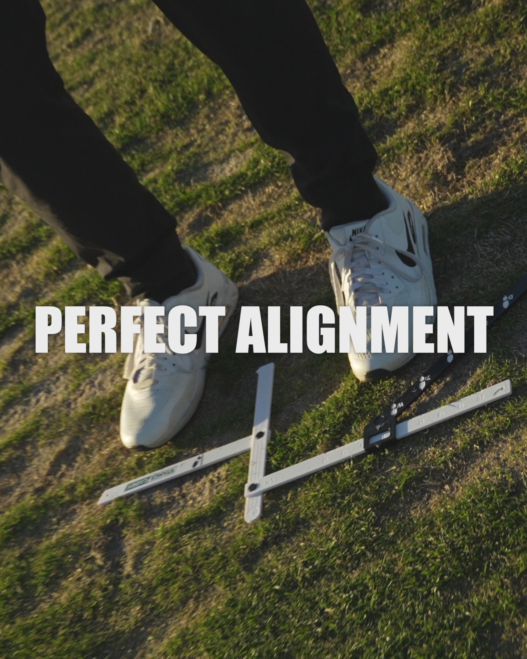 stance caddy golf perfect alignment foot ball placement wedge driver club proper distance consistency accuracy improve