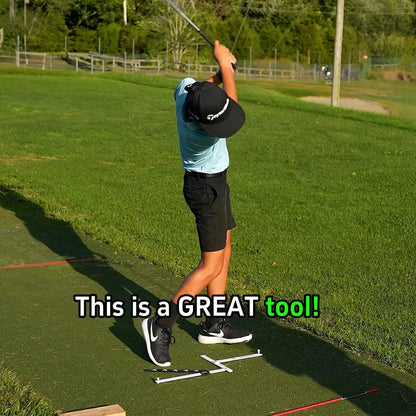 Stance Caddy: Golf Stance and Alignment Training Aid - Golf Training Aid